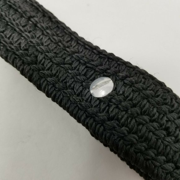 Montana Silversmiths Unisex Braided Sterling Silver Plated Buckle Belt 39.5 In